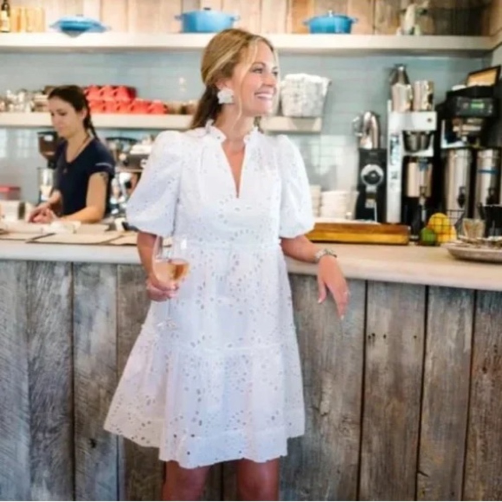Tuckernuck x Cameran Eubanks Wimberly Palmer Eyelet Dress - Picture 1 of 7